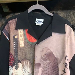 Men’s shirt Rayon XL Japanese print